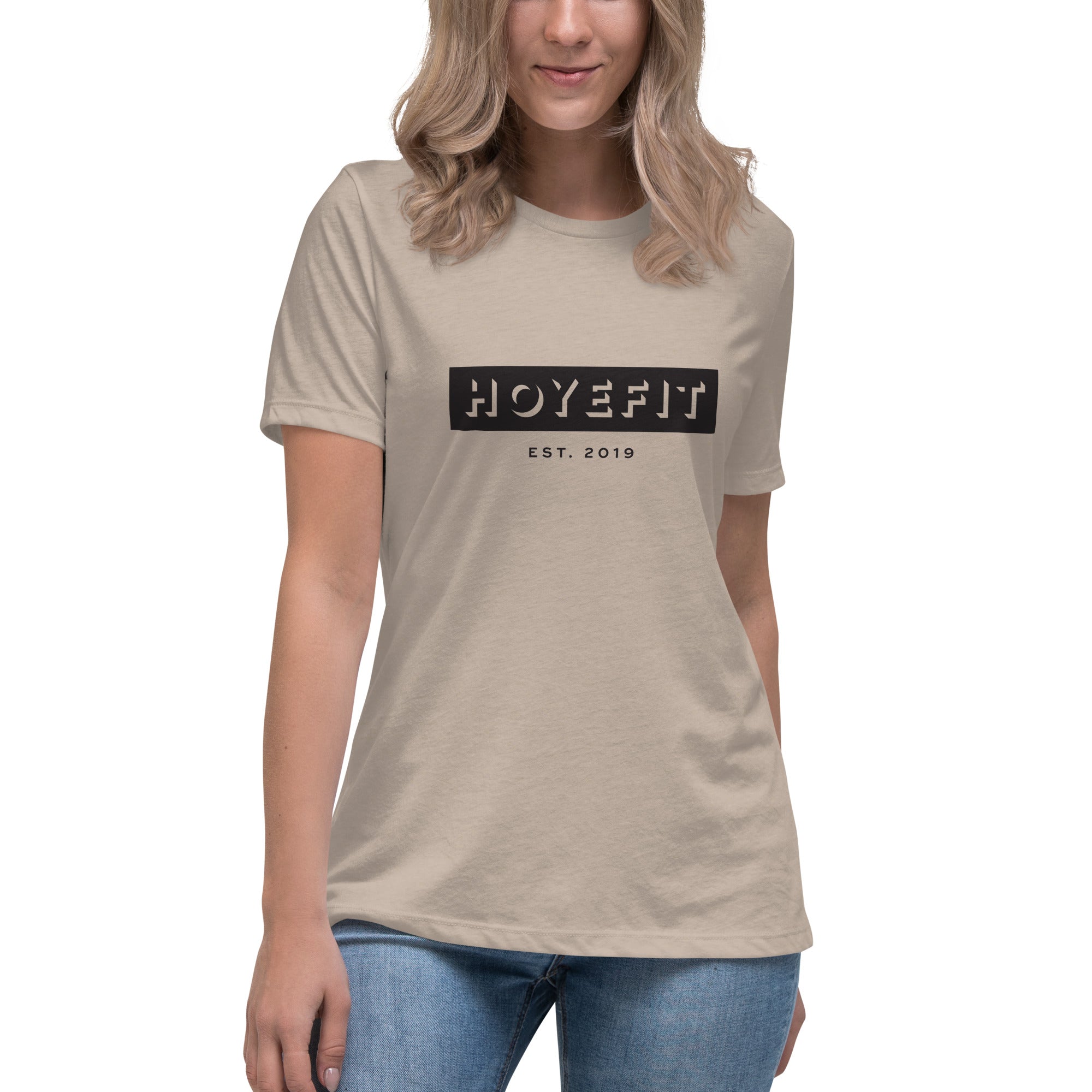 Hoye Fit Drop Logo - Light Shirts Black Print