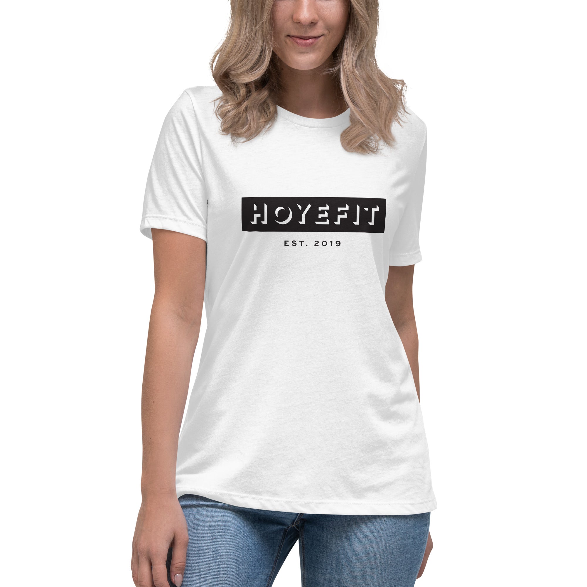 Hoye Fit Drop Logo - Light Shirts Black Print